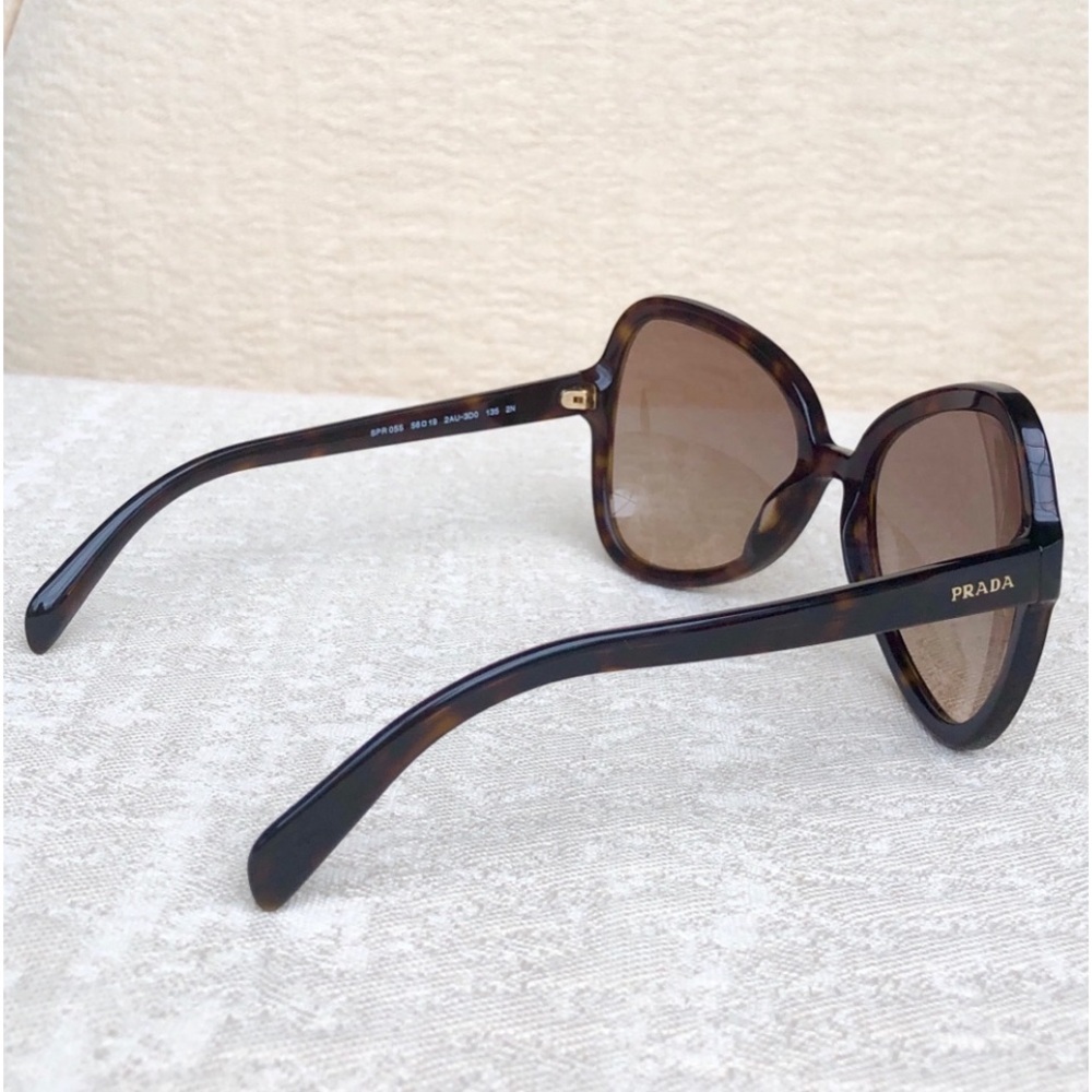 PRADA 56 mm butterfly sunglasses brown - Picture 8 of 10